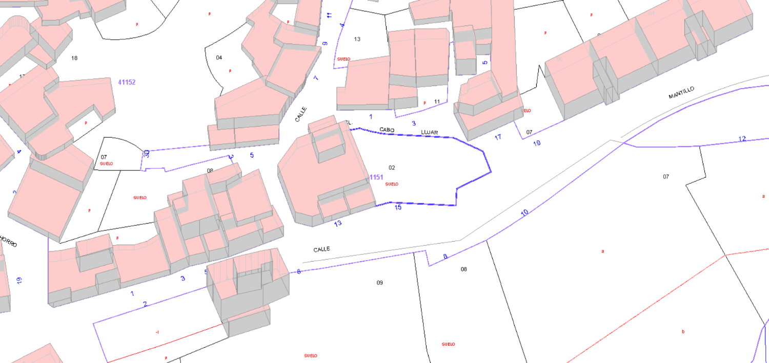 Consolidated urban plot for construction