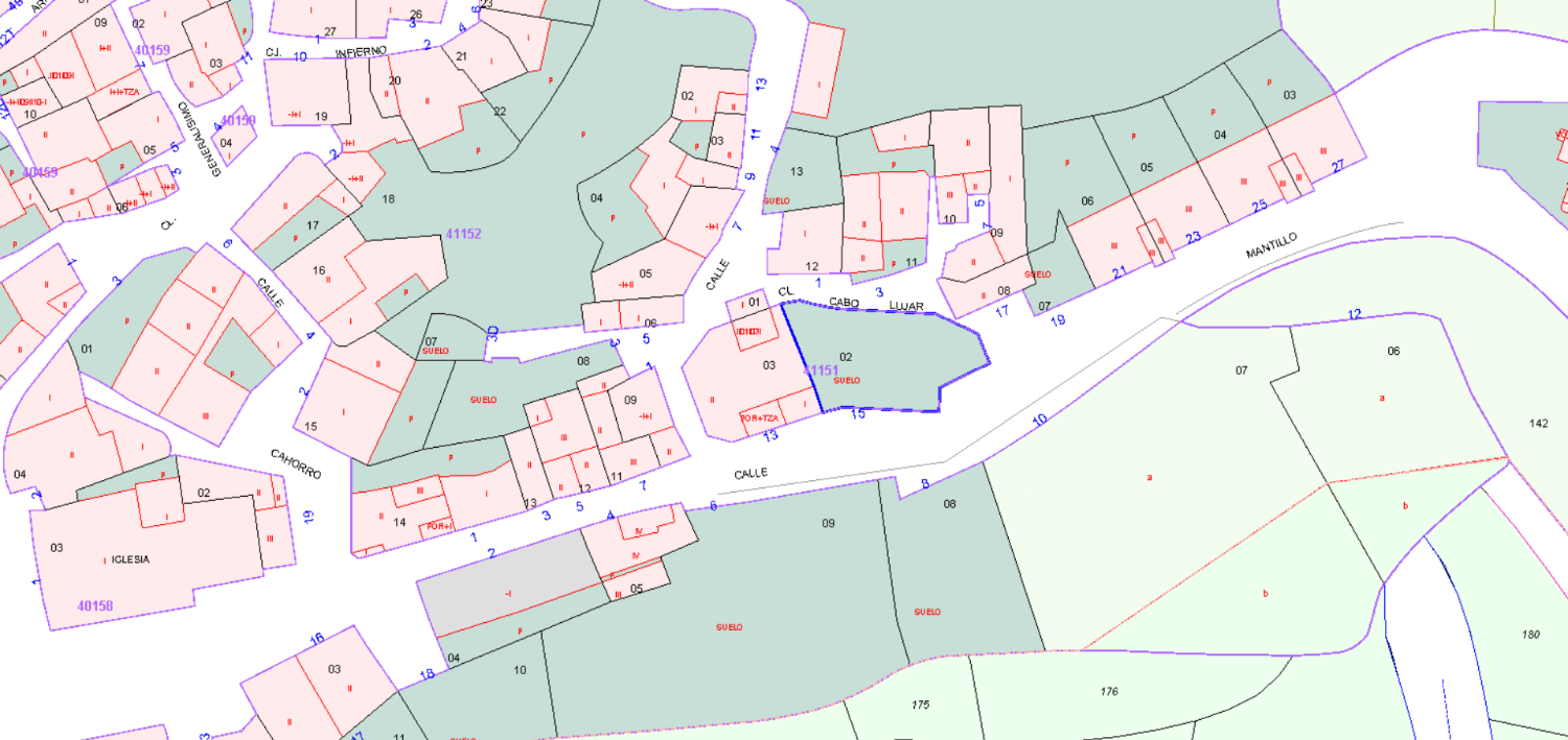 Terrain urbain consolidé pour la construction