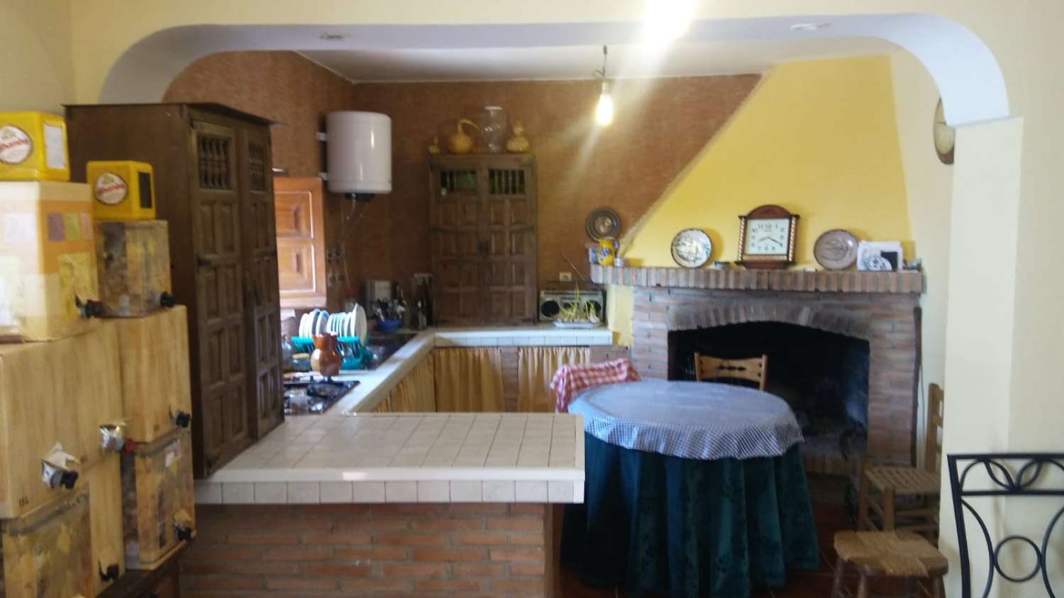 Renoviertes Bauernhaus mit Lagerhaus und Aussicht in Torvizcón, Granada