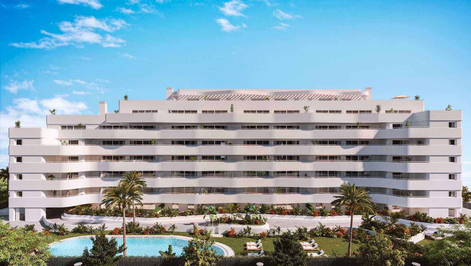 Promoción de pisos de lujo en Torre del Mar (Málaga) desde 2 dormitorios